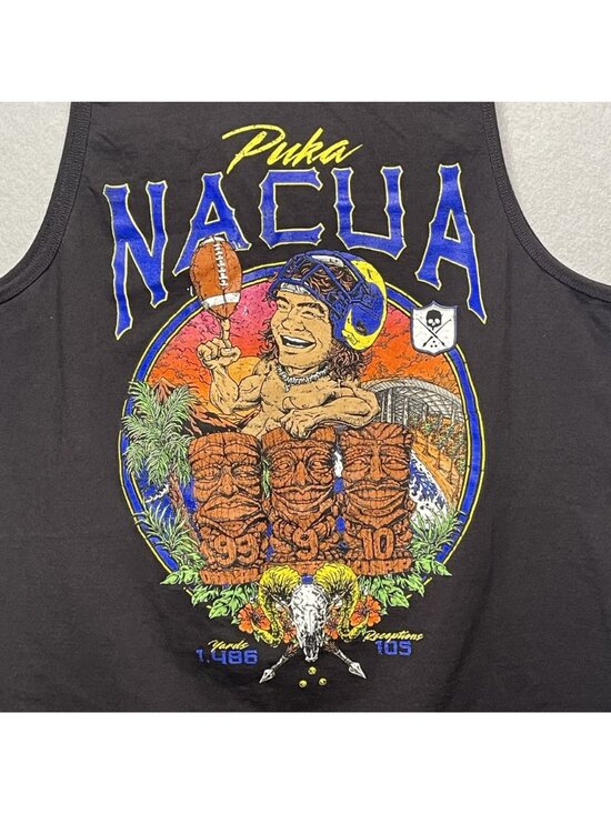 Sullen Art Collective Puka Nacua Graphic Tank Top Black X-Large Mens LA Rams - Picture 5 of 6